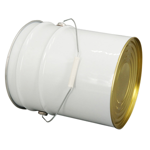 Tamburo in acciaio stagnata <span class=keywords><strong>da</strong></span> <span class=keywords><strong>20</strong></span> <span class=keywords><strong>litri</strong></span> con coperchio e manico per prodotti chimici in metallo secchio di vernice per uso industriale - Product Image 4