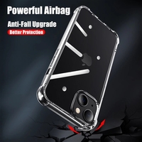 Funda Transparente Ultra Clara HD Antirrayaduras y Antigolpes para iPhone 15 16 17 Pro Max, Carcasa Protectora Delgada de TPU Suave