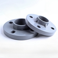 Brida integrada resistente a altas temperaturas Brida industrial de CPVC de una sola pieza para accesorios de tubería Resistente a productos químicos