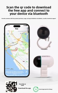 Localizador GPS para Mascotas con Bluetooth, Resistente al Agua (IP67), Batería de 30 Días de Duración, Seguimiento por Mapas de Baidu - Product Image 3