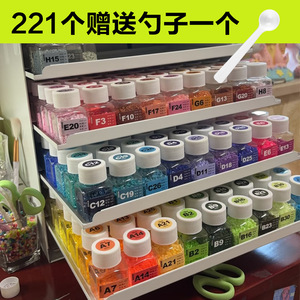 Suang Perler Bead Storage <b>Bottles</b> 30ml Square <b>Plastic</b> Transparent Craft Supply Refill Container - Product Image 3
