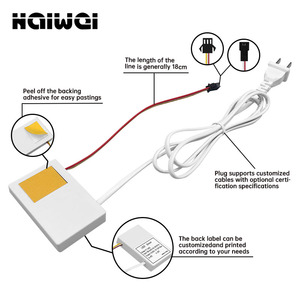 Interruptor Táctil de 12W al por Mayor con Controlador Integrado y Memoria de Color Único/CCT, <span class=keywords><strong>Sensor</strong></span> Táctil Inteligente para Espejo para Luces Led - Product Image 2