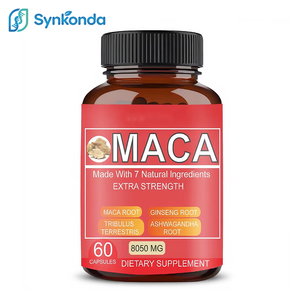 Capsule di Radice di Maca OEM, Supporto Naturale per la Salute Maschile, Energia e Prestazioni, Integratore Erboristico 7-in-1 per l'Umore, Antiossidante, Senza Glutine - Product Image 1