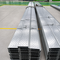 Plancher en acier composite à pose à sec |   Panneau sans béton pour applications de construction de plateformes de mezzanines et de hangars industriels