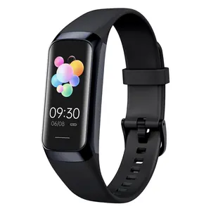 C60 Heart Rate Sleep Monitor Smartwatch Super Amoled Screen Sport Fitness Tracker Wristband Rohs Bluetooth Smart Bracelet Watch