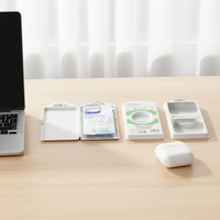 Boîte d'emballage personnalisée en pulpe de bagasse et bambou moulée, écologique et biodégradable, pour accessoires de téléphone portable et appareil photo, cadeau de luxe