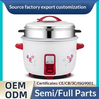 Cuisinière à riz électrique automatique 10L/14L/16L avec cuve intérieure antiadhésive, tasse doseuse et spatule pour usage hôtelier et domestique, cuisson rapide