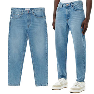 Jeans ajustados para hombre con logotipo personalizado, fabricantes de pantalones vaqueros 100% algodón, pantalones ajustados para mujer, jeans casuales para hombre de alta calidad - Product Image 1