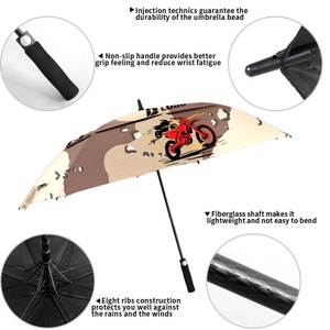 Young Style Full Print Pattern <b>Umbrellas</b> Custom Golf <b>Umbrella</b> with logo Printing with Black Coating and Auto Handle - Product Image 2