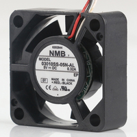 Ventilateur de refroidissement NMB 12V 24V 48V DC 5V 0.32A AC EC 3010 30X30X10MM 3CM Mini à double roulement à billes, convertisseur trois fils 03010SS-05N-AL