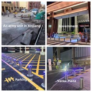 เครื่องตรวจจับสิ่งกีดขวางการจราจรอัตโนมัติระบบไฮดรอลิกสำหรับพื้นที่จอดรถโดยไม่ได้รับอนุญาต - Product Image 2