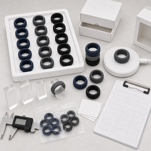 เคสซิลิโคน Oura Ring 5/4 Galaxy Ring RingConn Ultrahuman สีเข้ม ป้องกันสมาร์ทริง ชาร์จได้โดยไม่ต้องถอดออก - Product Image 6