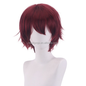 WD01 Peluca de fibra química de <span class=keywords><strong>Halloween</strong></span> para hombres, pelo colorido de anime, juegos de rol - Product Image 4