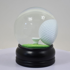Divertido único personalizado resina deportes Golf nieve cúpula agua nieve bola cristal globo regalo espuma nieve globo - Product Image 5