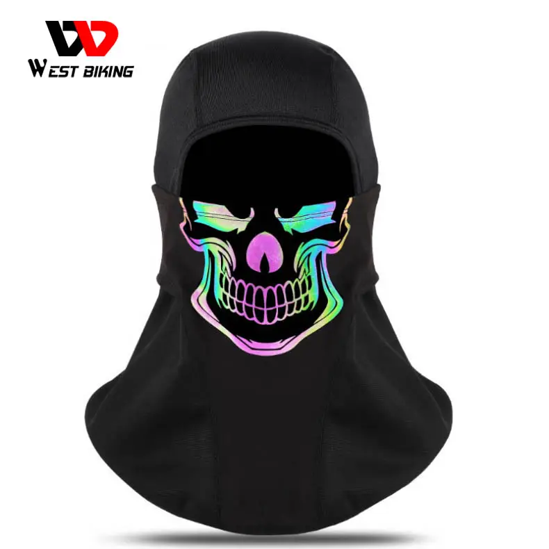 WEST BIKING Bicycle Warm Colors Thermal Face Sports Bike Cycling Mask Dust For Motorcycle Winter Sport Dust Bicycle Face Mask