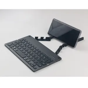 智能迷你蓝牙键盘手机可折叠无线键盘平板电脑笔记本电脑折叠支架支架旅行便携式键盘
