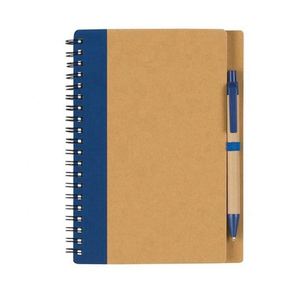 Steno <b>Notebook</b> with Pen Holder, Spiral <b>Lined</b> Notepad for Writing, Kraft Paper Cover Small Pocket <b>Notebooks</b> - Product Image 2