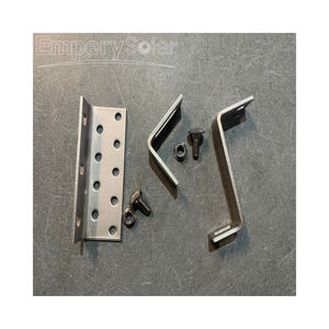 Système de montage solaire sur toit, <span class=keywords><strong>crochet</strong></span> de fixation en T pour profilé, acier inoxydable (SUS304), support de rail métallique EmperySolar EPR-TK-12 - Product Image 4