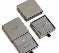 Boîtes à tiroirs en carton biodégradable personnalisées avec fermeture magnétique et ruban pour l'emballage de bijoux et de montres