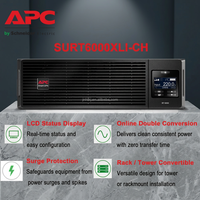 UPS en Línea Monofásico APC SURT6000XLI-CH de 6 kVA y 6 kW con Batería Integrada, Respaldo de Energía Estable para Servidores y Equipos de Red