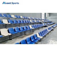 Sièges de stade portables Avants Sports avec dossier, sièges fixes pour tribunes de football, sièges modulaires pour gradins