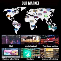 Pantalla LED de Alquiler a Todo Color de la Mejor Calidad, P2.6 P2.9 P3.9, Alta Frecuencia de Actualización, Personalizable para Exteriores, 500x500 500x1000mm, para Exhibiciones
