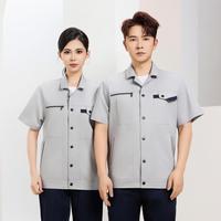 Ensemble de vêtements de travail à séchage rapide TN6295Summer pour femmes, chemise et pantalon, vêtements de travail de sécurité pour entrepôt