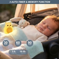 Machine à bruit blanc pour bébé, 30 sons apaisants, bruit blanc, berceuse, sons de la nature, machine à bruit blanc portable pour bébé pour dormir