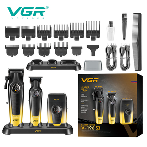 <span class=keywords><strong>VGR</strong></span> V-196 S3 - Cortadora de Pelo Profesional Recargable para Hombre, <span class=keywords><strong>Motor</strong></span> de Alta Velocidad, <span class=keywords><strong>Motor</strong></span> DC, para Barbería y Salón - Product Image 2