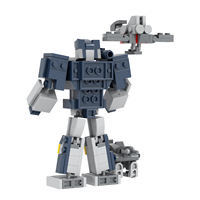 Bloques de Construcción MOOXI MOC1696, 261 Piezas, Robot Deformable, Regalo DIY, Rompecabezas, Juego de Bloques de Construcción de Anime Educativos de Plástico, Juguetes para Niños