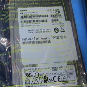 Kioxi SSD KPM6XVUG1T60 1.6TB SAS 2.5 "เซิร์ฟเวอร์โซลิดสเตทไดรฟ์ - Product Image 1