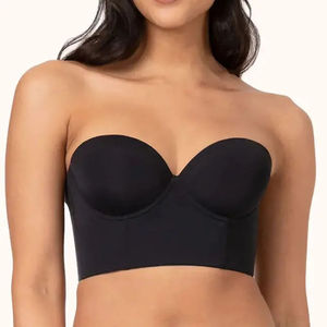 <span class=keywords><strong>Soutien</strong></span>-<span class=keywords><strong>gorge</strong></span> bandeau convertible antidérapant pour femme, dos bas, sans bretelles, long, multi-positions, push-up, avec assistance complète pour le dropshipping - Product Image 1