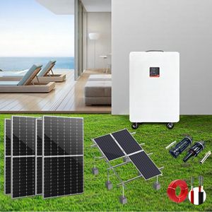 All-In-One Solar Power Station <b>48V</b> LiFePO4 <b>Battery</b> 0-5kWh Hybrid Grid Home Energy Storage System - Product Image 1