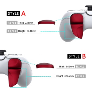 EXtremeRate L2 R2 Trigger Extender Key Gamepad Shoulder Button Extention for PS5 & PS5 Edge <b>Controller</b> & PS Portal <b>Remote</b> Player - Product Image 3