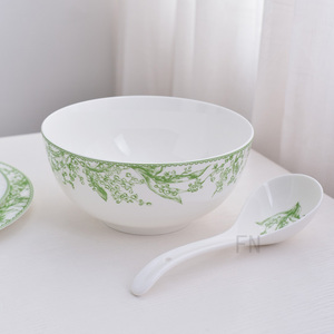 ชุดจานชามลายลิลลี่ออฟเดอะแวลลีย์สไตล์นอร์ดิกมินิมอล จำนวน 32 ชิ้น ขายส่ง - Product Image 3