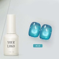 Vernis à ongles gel UV 5 en 1 effet œil de chat, application en une étape, sans base ni top coat, support OEM ODM, directement de l'usine B2B