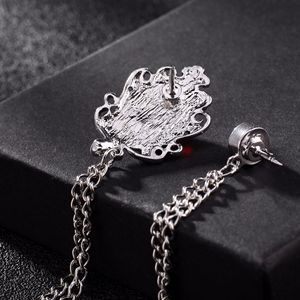 百搭镀金胸针 个性宝石流苏链式胸针 男士婚礼派对礼物 合金首饰镀金 儿童款 - Product Image 5