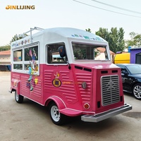 Jinlijing Op Maat Gemaakte Food Trailer Kar Fast Food Busje Ijs Burger Koffie Mobiele Elektrische Food Truck Met Volledige Keuken