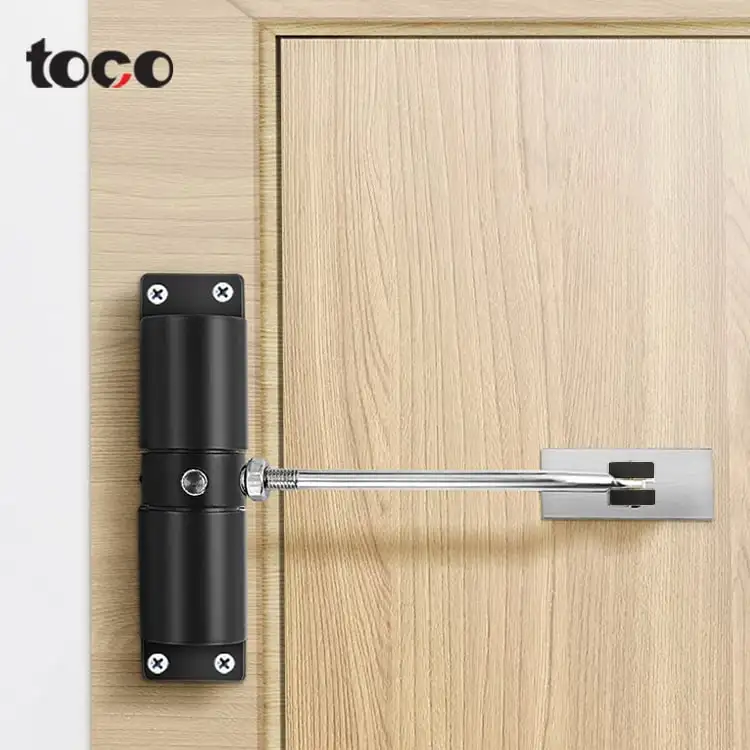 Toco Electronic automatic Freezer Hidden Frameless Glass Heavy Duty Concealed Automatic Gas Spring Hydraulic Door Closer