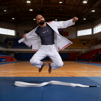 Seragam BJJ Gi & Jiujitsu Gi untuk Kompetisi dengan Sabuk Putih Gratis, Warna Legal IBJJF Siap Dikirim