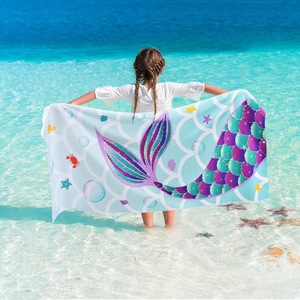 Toalla de playa de microfibra con estampado de dinosaurios, toalla de playa compacta, extragrande, sin arena, súper absorbente, suave, YH-STJ - Product Image 2