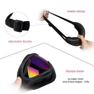 Lunettes de neige unisexes de haute qualité en plastique ABS, coupe-vent, protection UV %, pour le cyclisme, la moto, la motoneige, le ski, les activités de plein air - Product Image 4