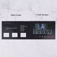 Nouveauté promotionnelle : Livre vidéo pour cadeau de mariage, cartes d'invitation de mariage avec écran LCD