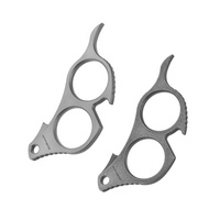 Outil multifonctionnel en titane EDC : tire-bouchon, décapsuleur, outil de survie portable, porte-clés créatif pour boissons et bière, personnalisable OEM/ODM