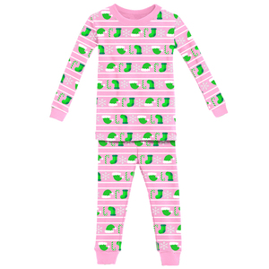 Pyjamas de Noël personnalisés <span class=keywords><strong>Grinch</strong></span> pour enfants 2026, 100 % coton, vêtements de nuit pour l'hiver, pyjamas assortis pour la famille, pour enfants et parents - Product Image 5