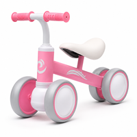 Vélo d'équilibre pour bébé en acier haute teneur en carbone couleur macaron, jouet d'apprentissage de la marche sans pédales pour garçons et filles de 1 à 3 ans