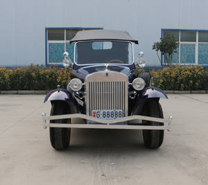 Transport spécial voiturette de golf électrique vintage classique 5 places en vente voiturette électrique de style rétro - Product Image 1