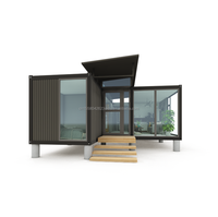 Kit de maison préfabriquée mobile moderne de 20 pieds pour usage commercial