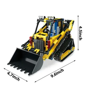 Cho khuôn Vua 13014 DIY giáo dục đồ chơi Thành phố Vinh Quang người giám hộ xe ô tô chủ đề kỹ sư xe tải & theo dõi loader khối xây dựng cho trẻ em - Product Image 6