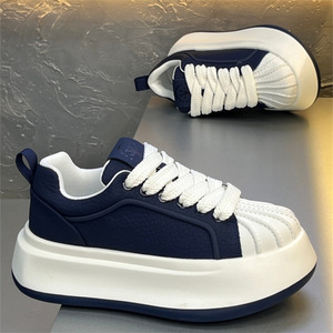 Zapatos Casuales de Hombre con Suela Gruesa y Aumento de Altura, Antideslizantes, de Malla de Microfibra, con Punta Reforzada - Product Image 1